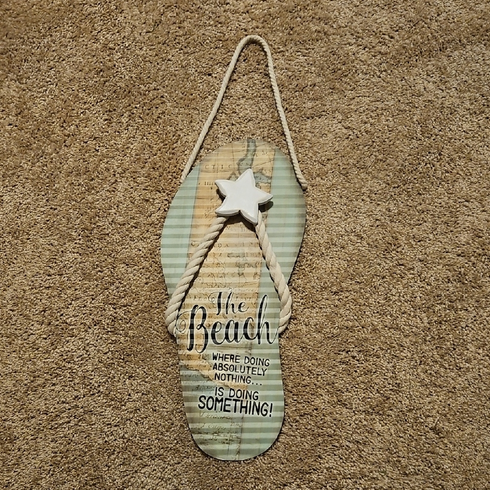 Decorative Beach Flip Flop Wall Art